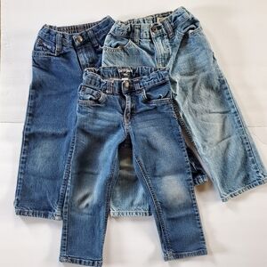 Set Of Three 3T Denim Jeans